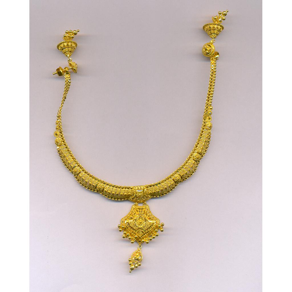 GOLD HALF SET ROUND PLAIN FANCY