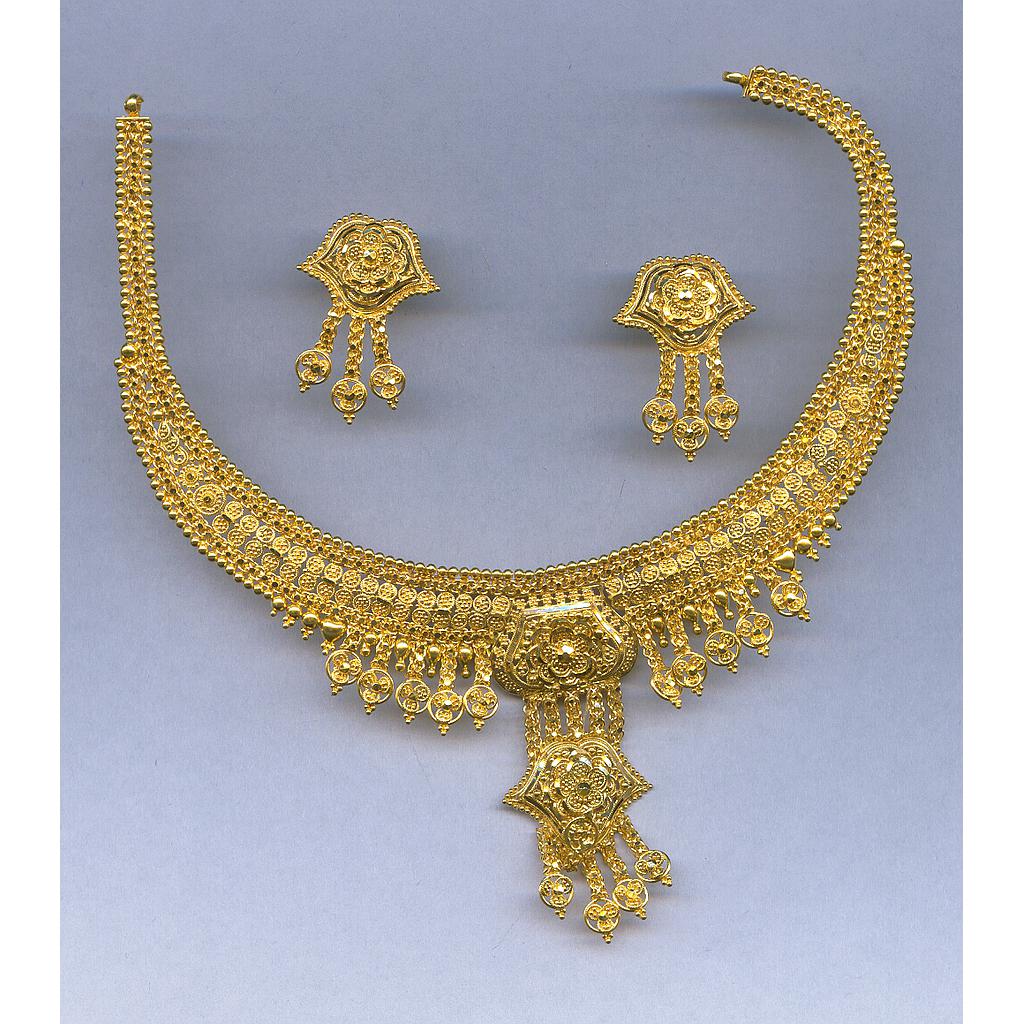GOLD HALF SET ROUND PLAIN FANCY