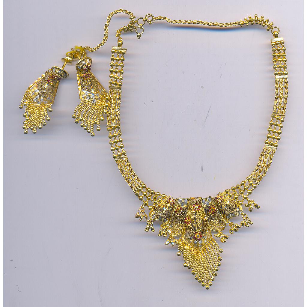 GOLD HALF SET ROUND PLAIN FANCY