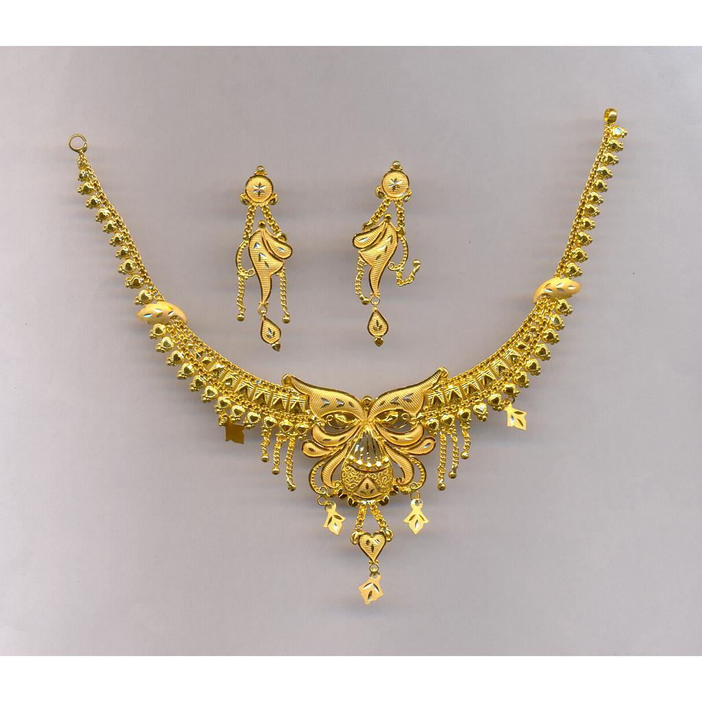 GOLD HALF SET ROUND PLAIN FANCY