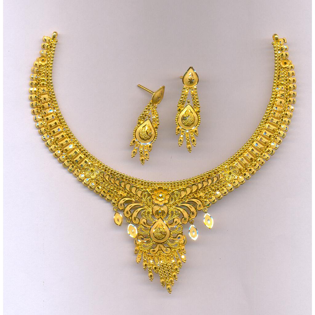 GOLD HALF SET ROUND PLAIN FANCY