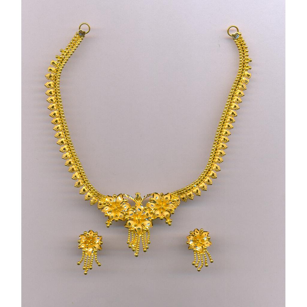 GOLD HALF SET ROUND PLAIN FANCY