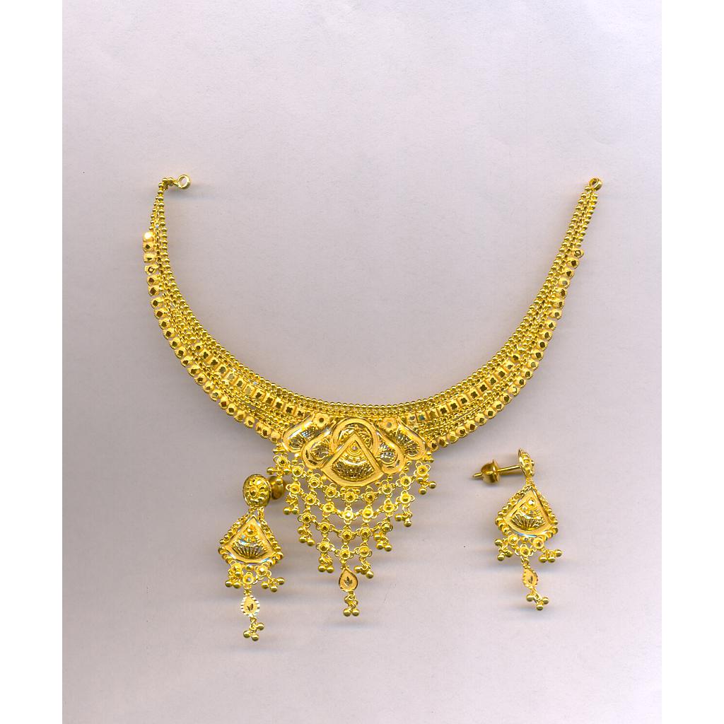 GOLD HALF SET ROUND PLAIN FANCY