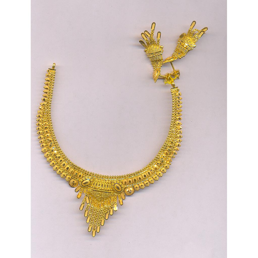 GOLD HALF SET ROUND PLAIN FANCY