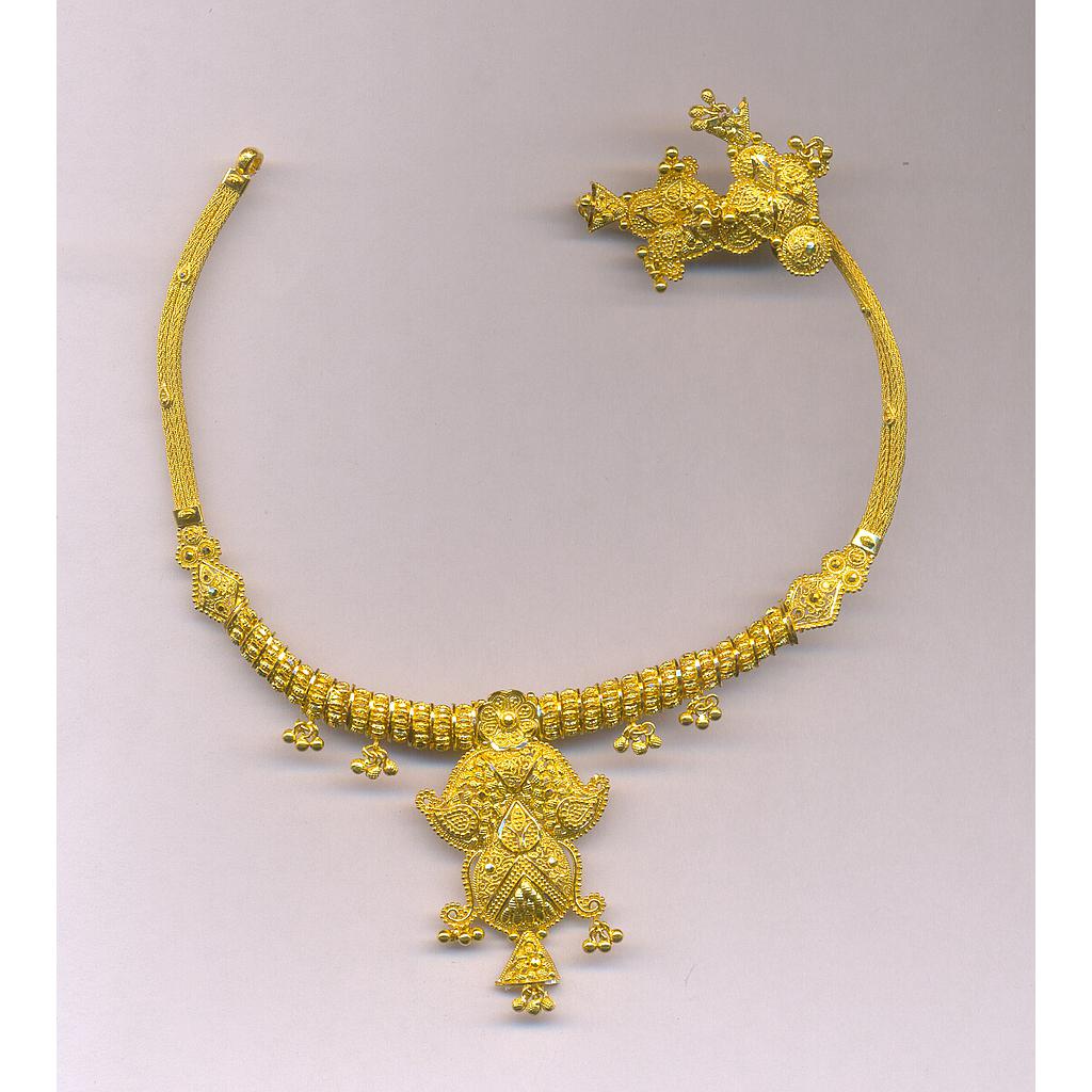 GOLD HALF SET ROUND PLAIN FANCY