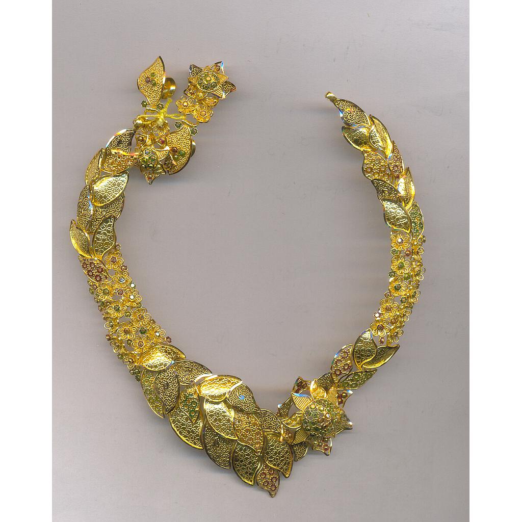 GOLD HALF SET ROUND PLAIN FANCY