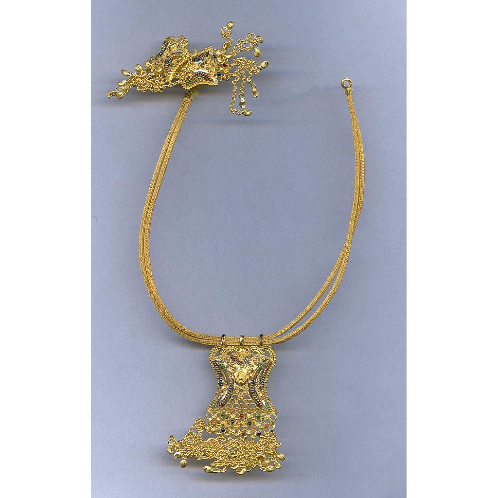 GOLD HALF SET ROUND PLAIN FANCY