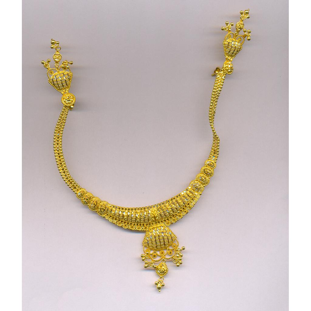 GOLD HALF SET ROUND PLAIN FANCY