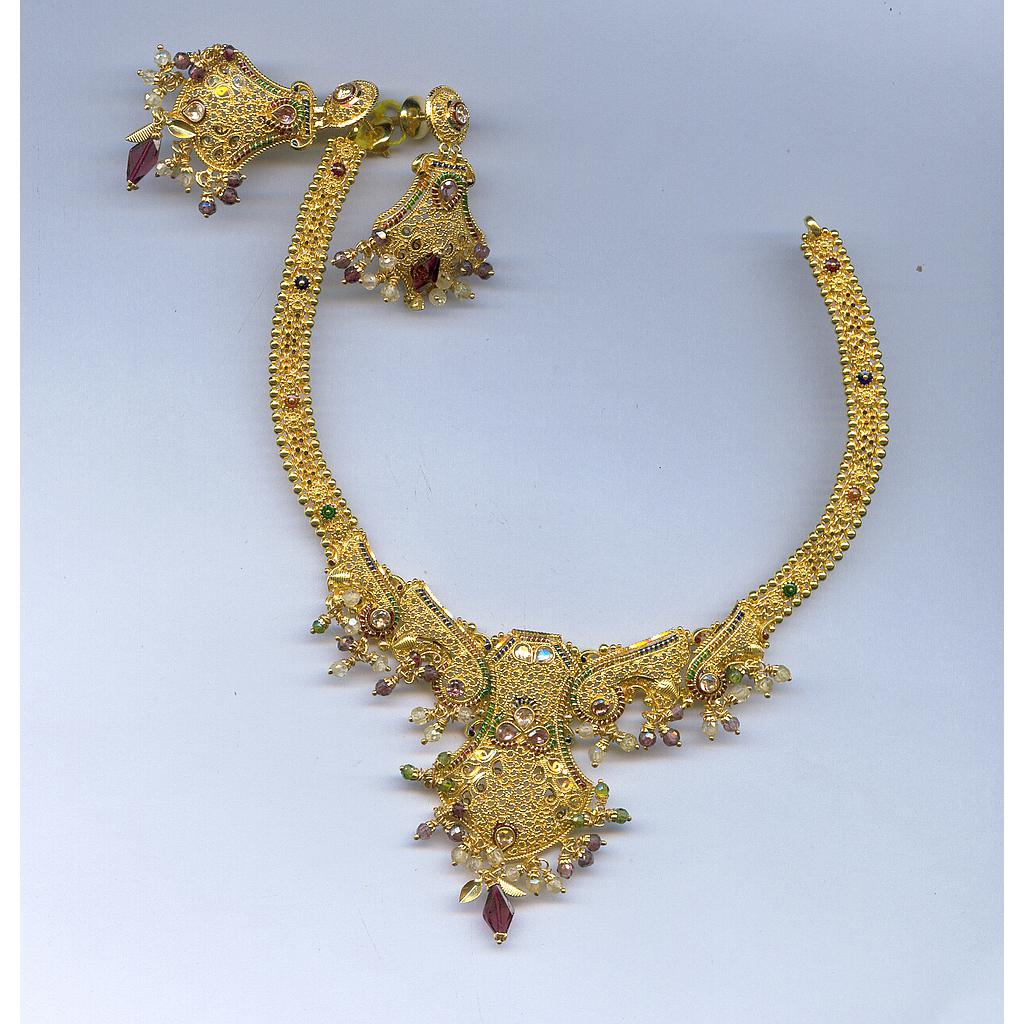 GOLD HALF SET ROUND PLAIN FANCY