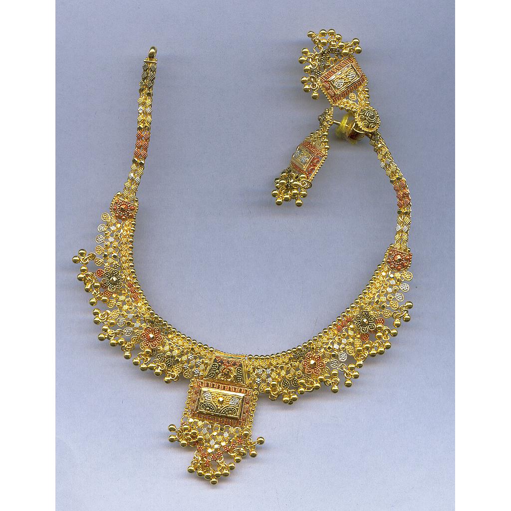 GOLD HALF SET ROUND PLAIN FANCY