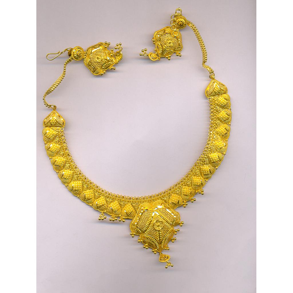 GOLD HALF SET ROUND PLAIN FANCY