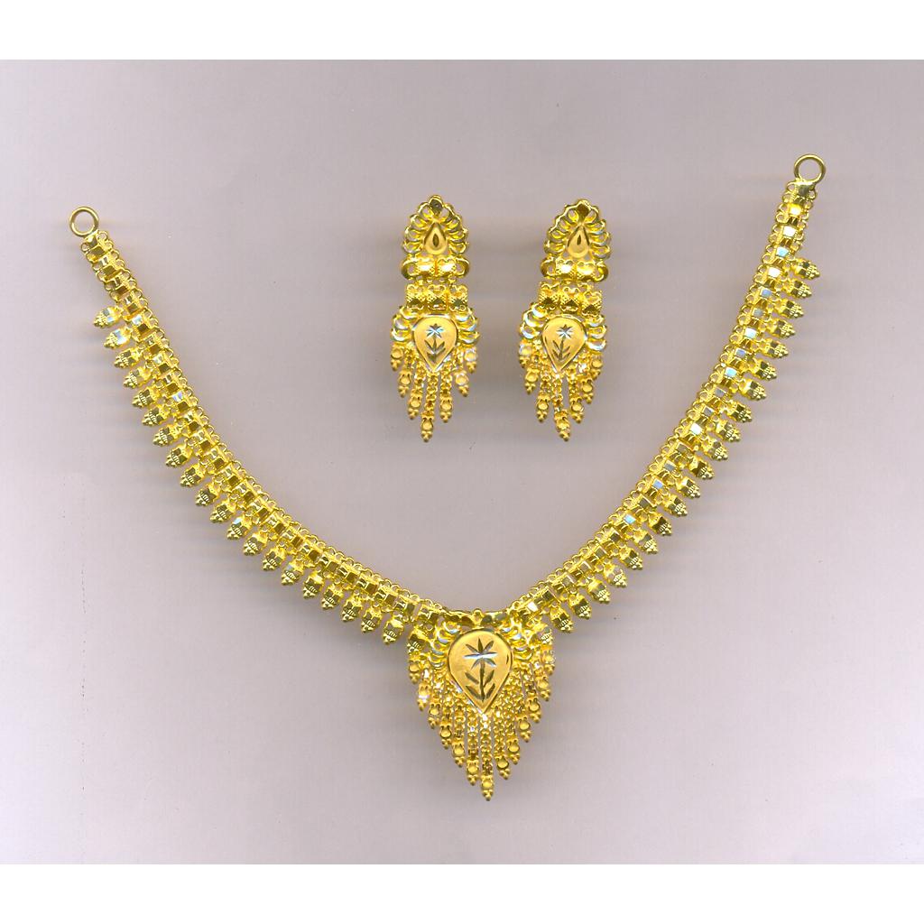 GOLD HALF SET ROUND PLAIN FANCY