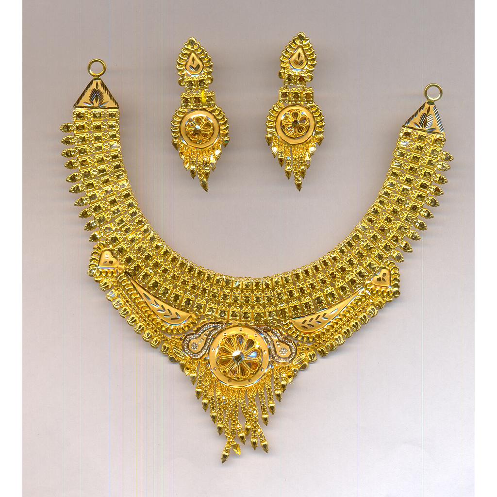 GOLD HALF SET ROUND PLAIN FANCY