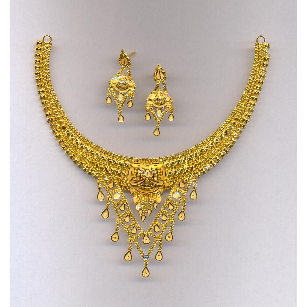 GOLD HALF SET ROUND PLAIN FANCY