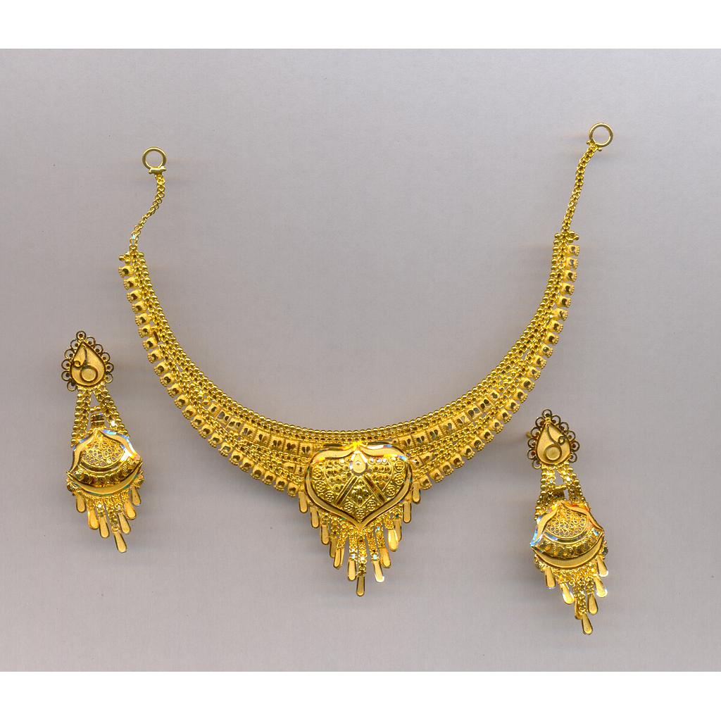 GOLD HALF SET ROUND PLAIN FANCY