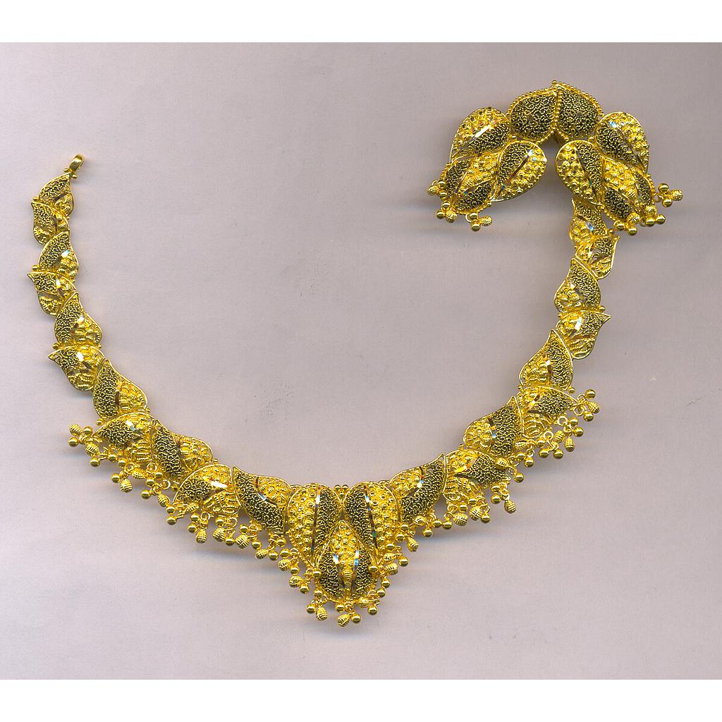 GOLD HALF SET ROUND PLAIN FANCY