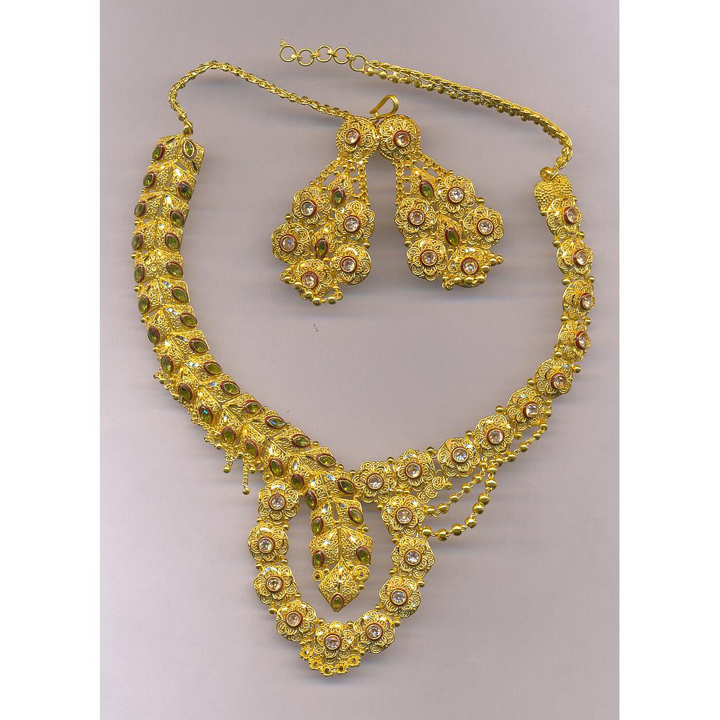 GOLD HALF SET ROUND PLAIN FANCY