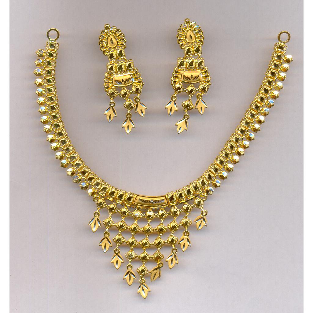 GOLD HALF SET ROUND PLAIN FANCY