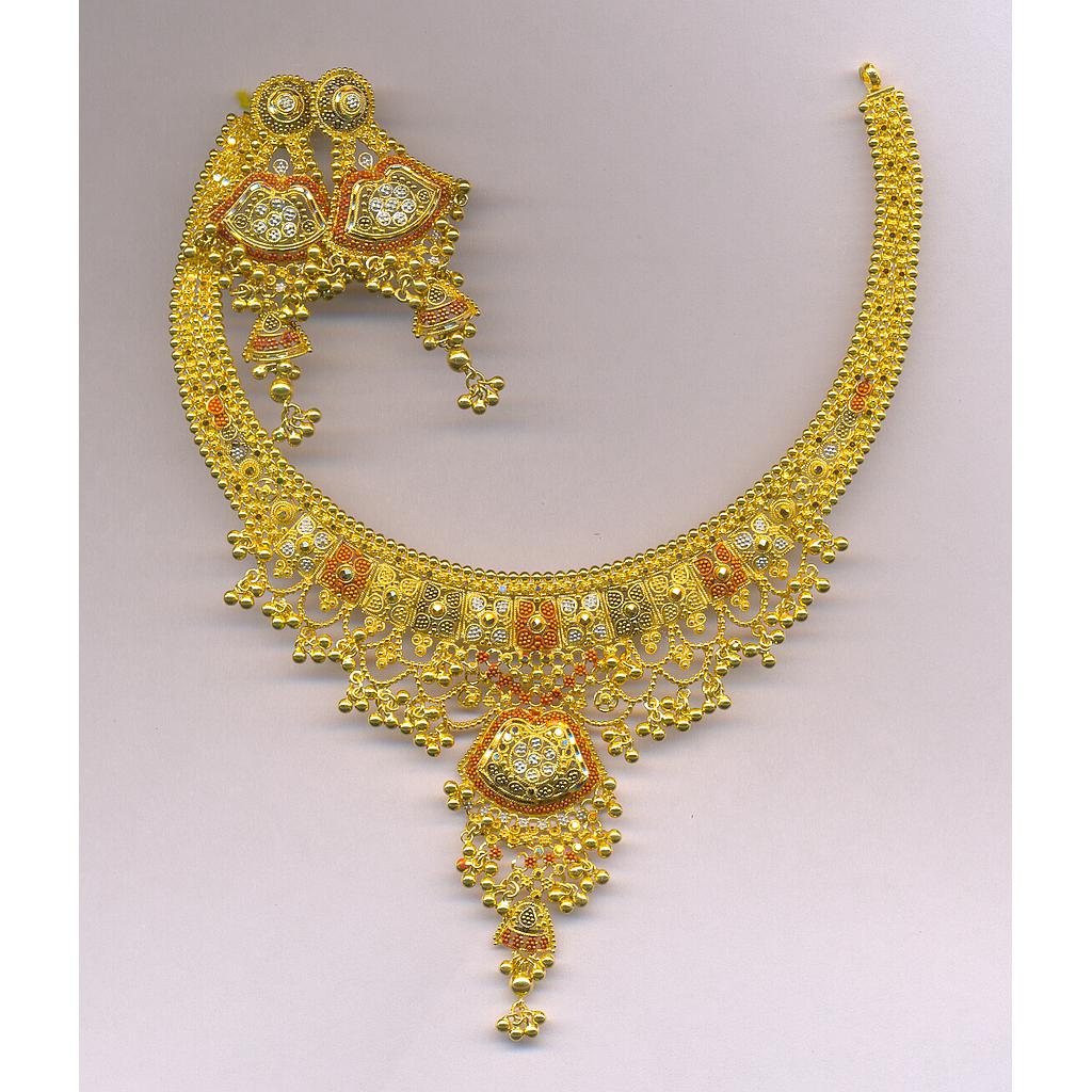 GOLD HALF SET ROUND PLAIN FANCY