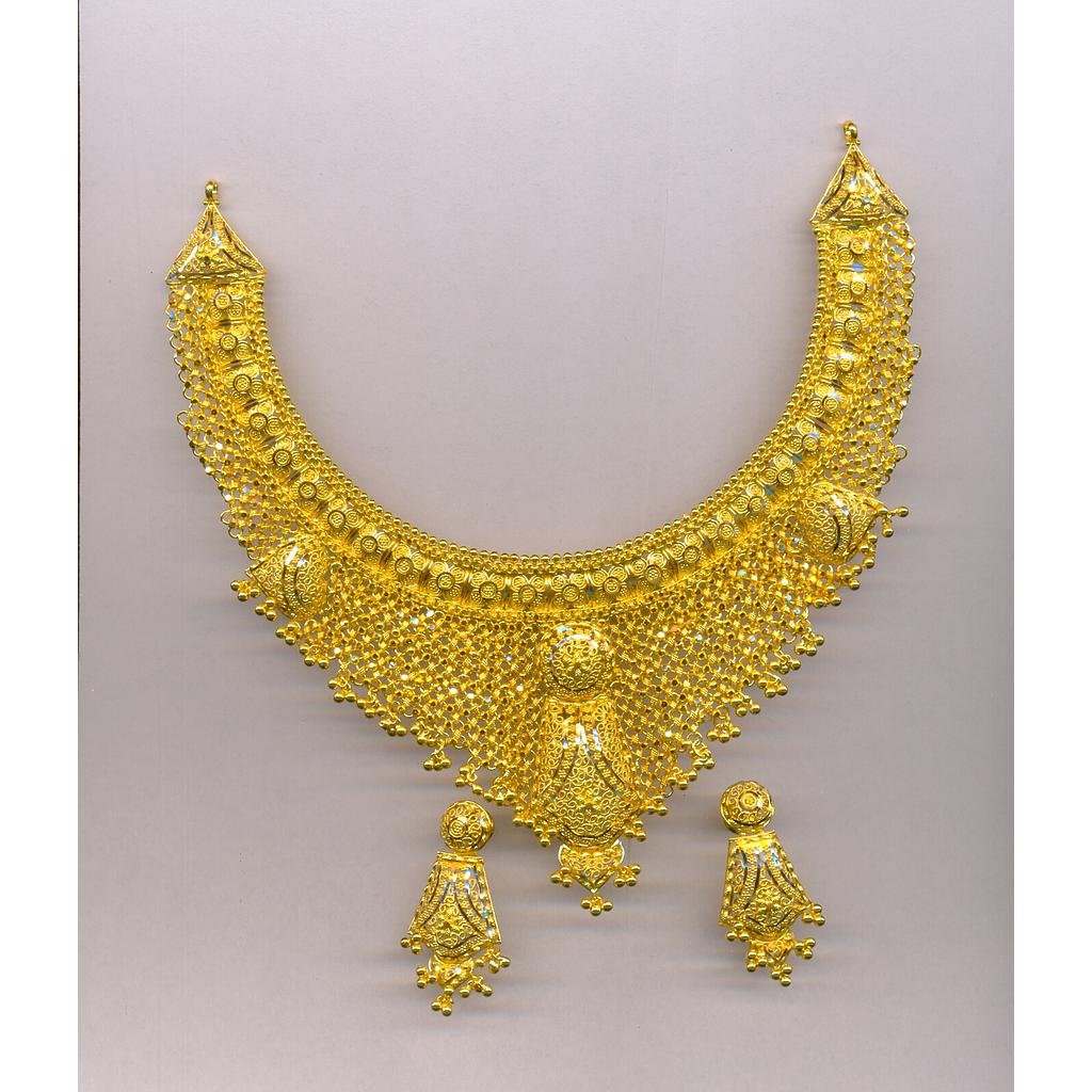 GOLD HALF SET ROUND PLAIN FANCY