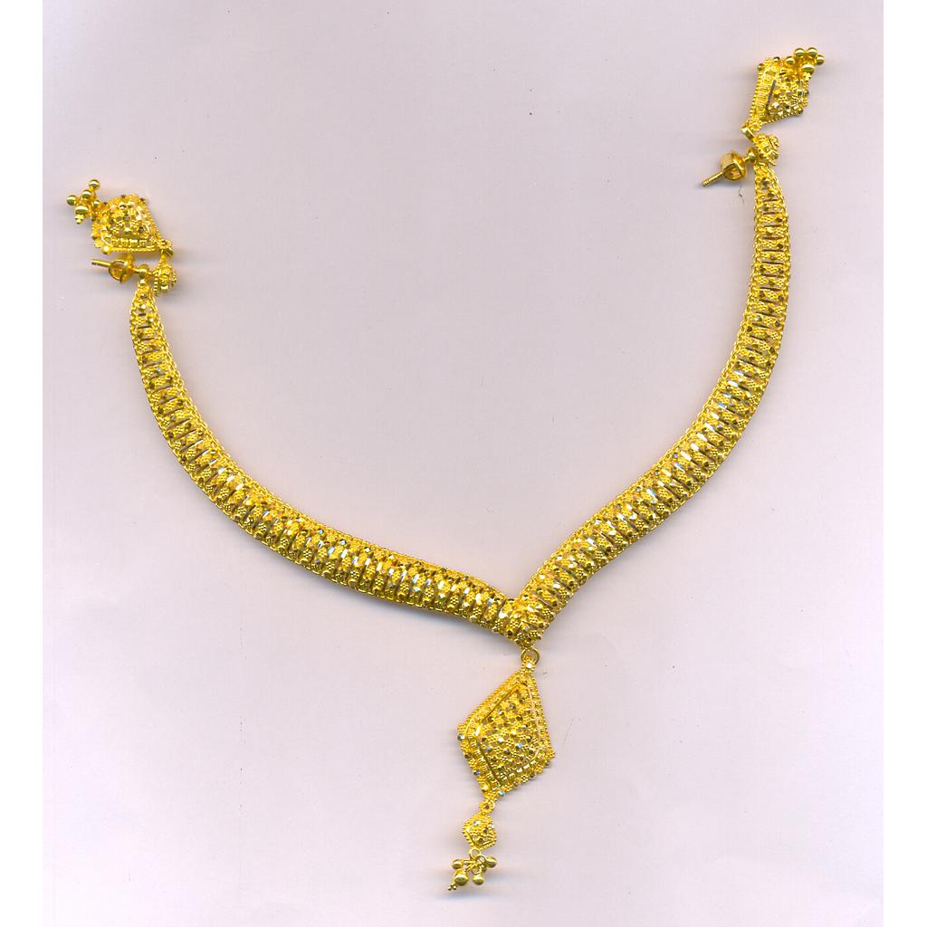 GOLD HALF SET ROUND PLAIN FANCY