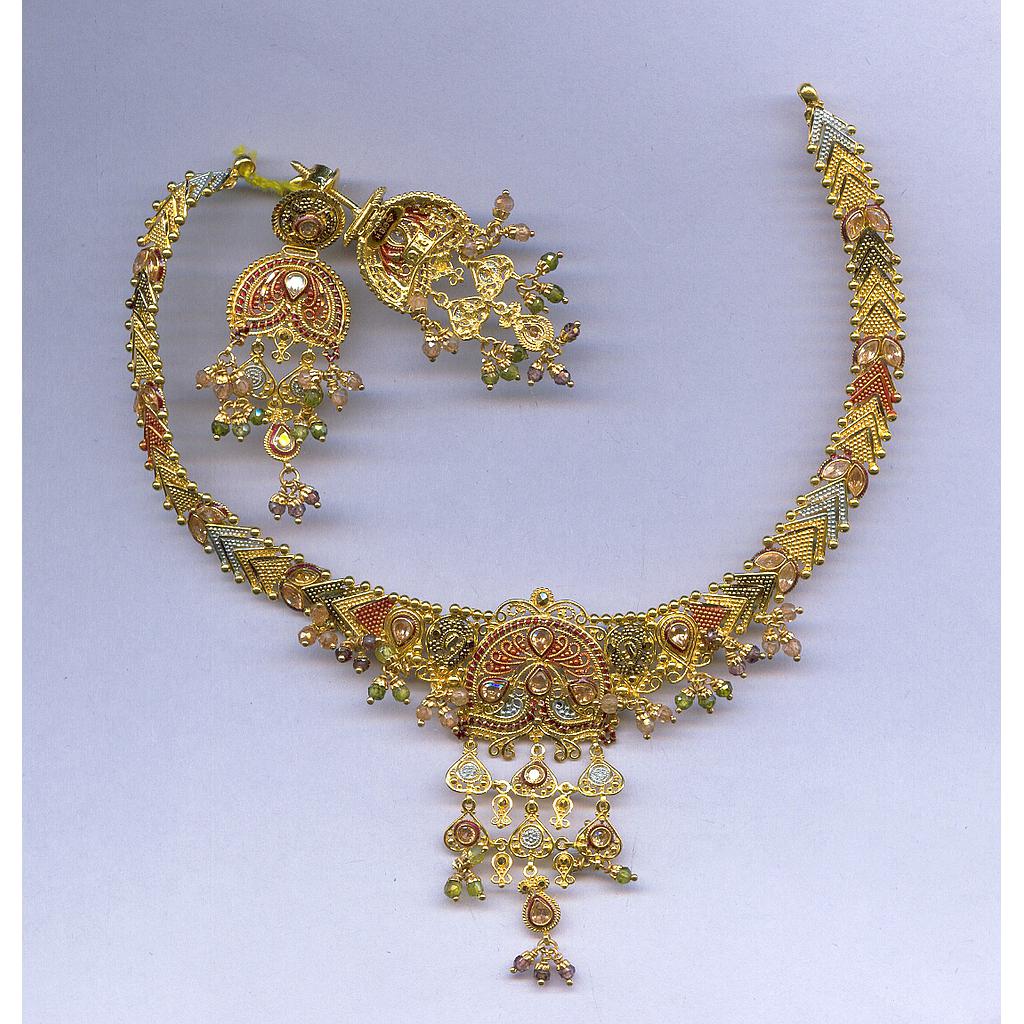 GOLD HALF SET ROUND PLAIN FANCY