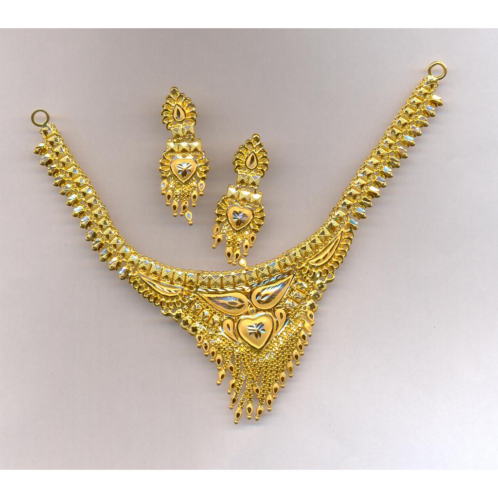 GOLD HALF SET ROUND PLAIN FANCY