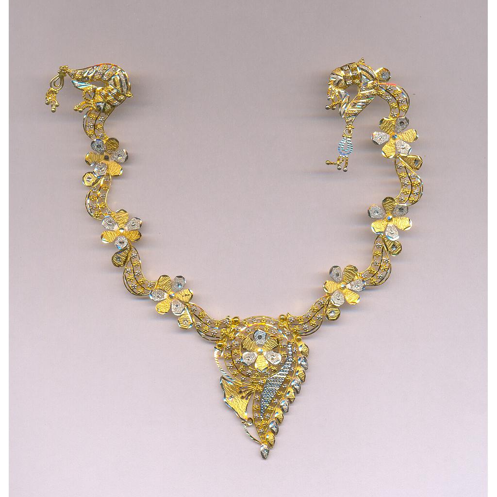GOLD HALF SET ROUND PLAIN FANCY