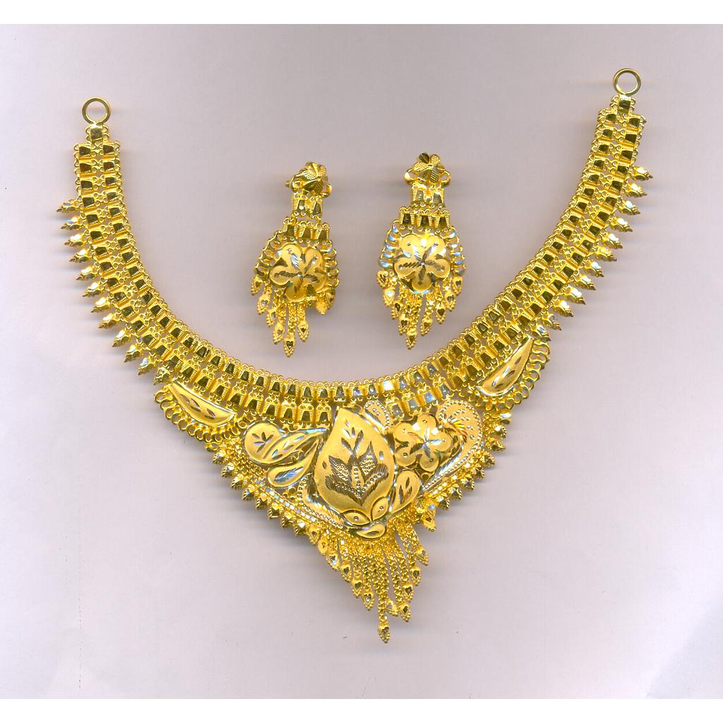 GOLD HALF SET ROUND PLAIN FANCY