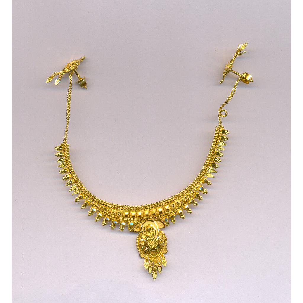 GOLD HALF SET ROUND PLAIN FANCY