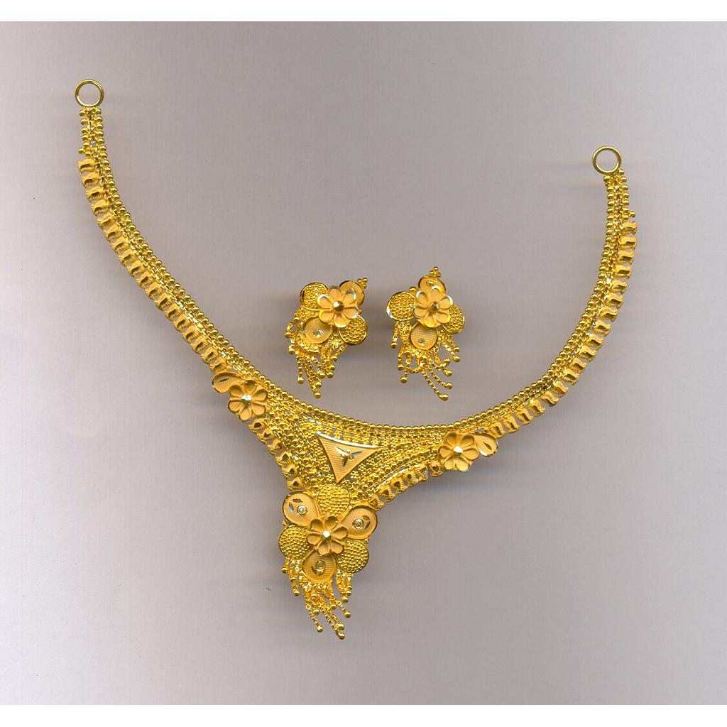GOLD HALF SET ROUND PLAIN FANCY