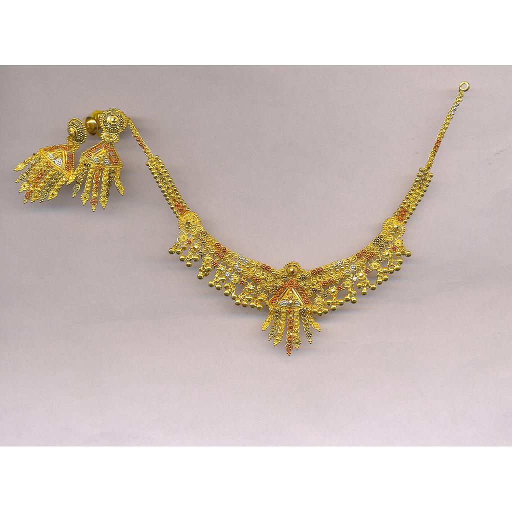 GOLD HALF SET ROUND PLAIN FANCY