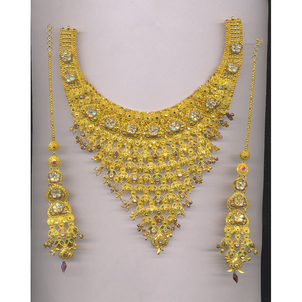 GOLD HALF SET ROUND PLAIN FANCY