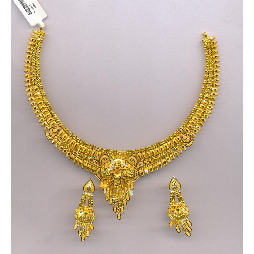GOLD HALF SET ROUND PLAIN FANCY