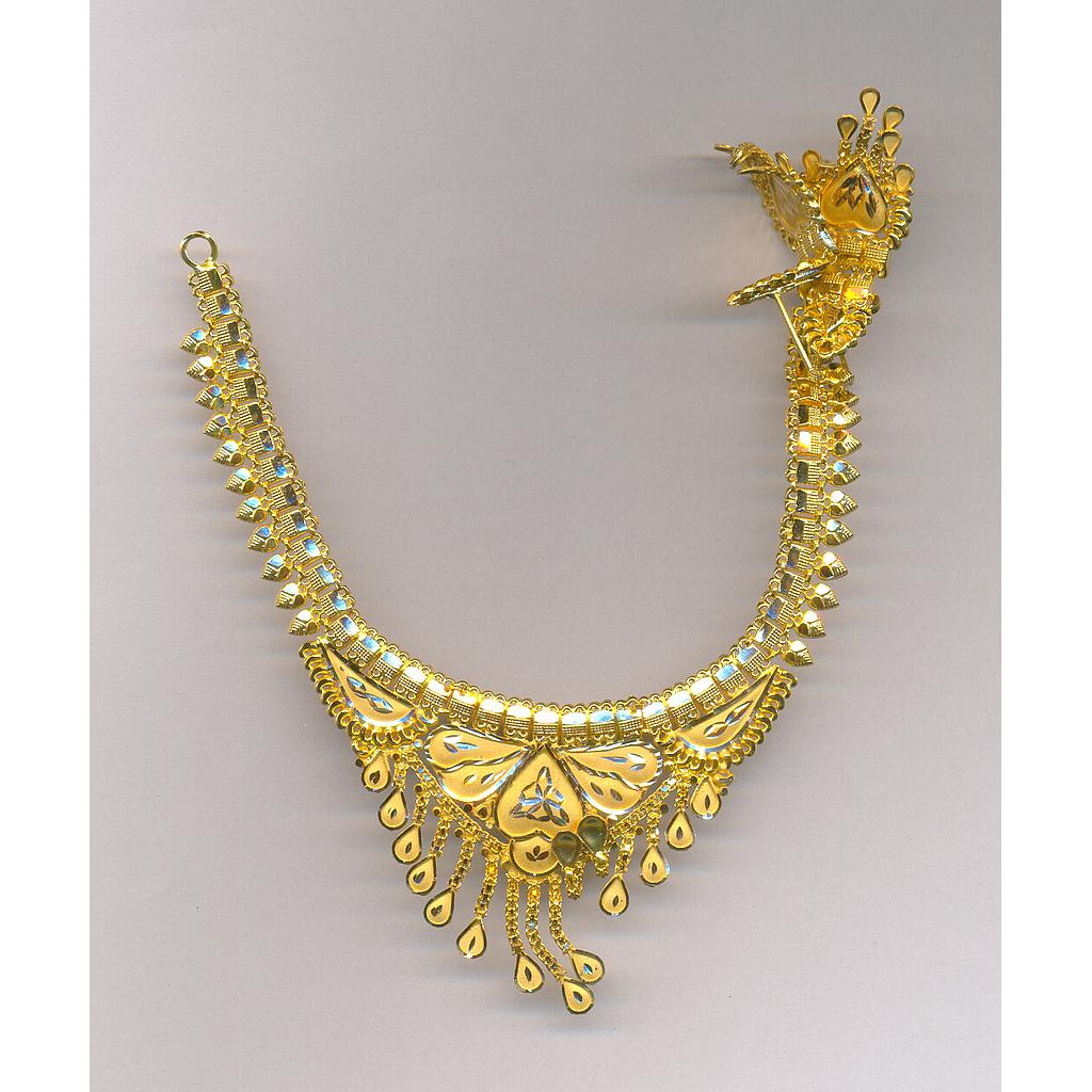 GOLD HALF SET ROUND PLAIN FANCY