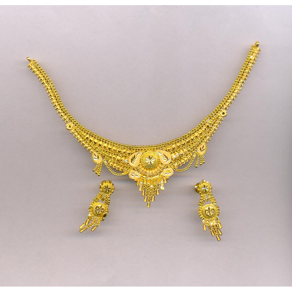 GOLD HALF SET ROUND PLAIN FANCY