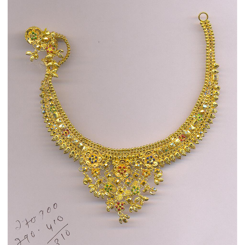 GOLD HALF SET ROUND PLAIN FANCY