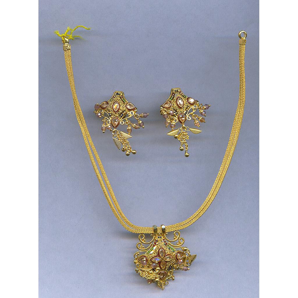 GOLD HALF SET ROUND PLAIN FANCY