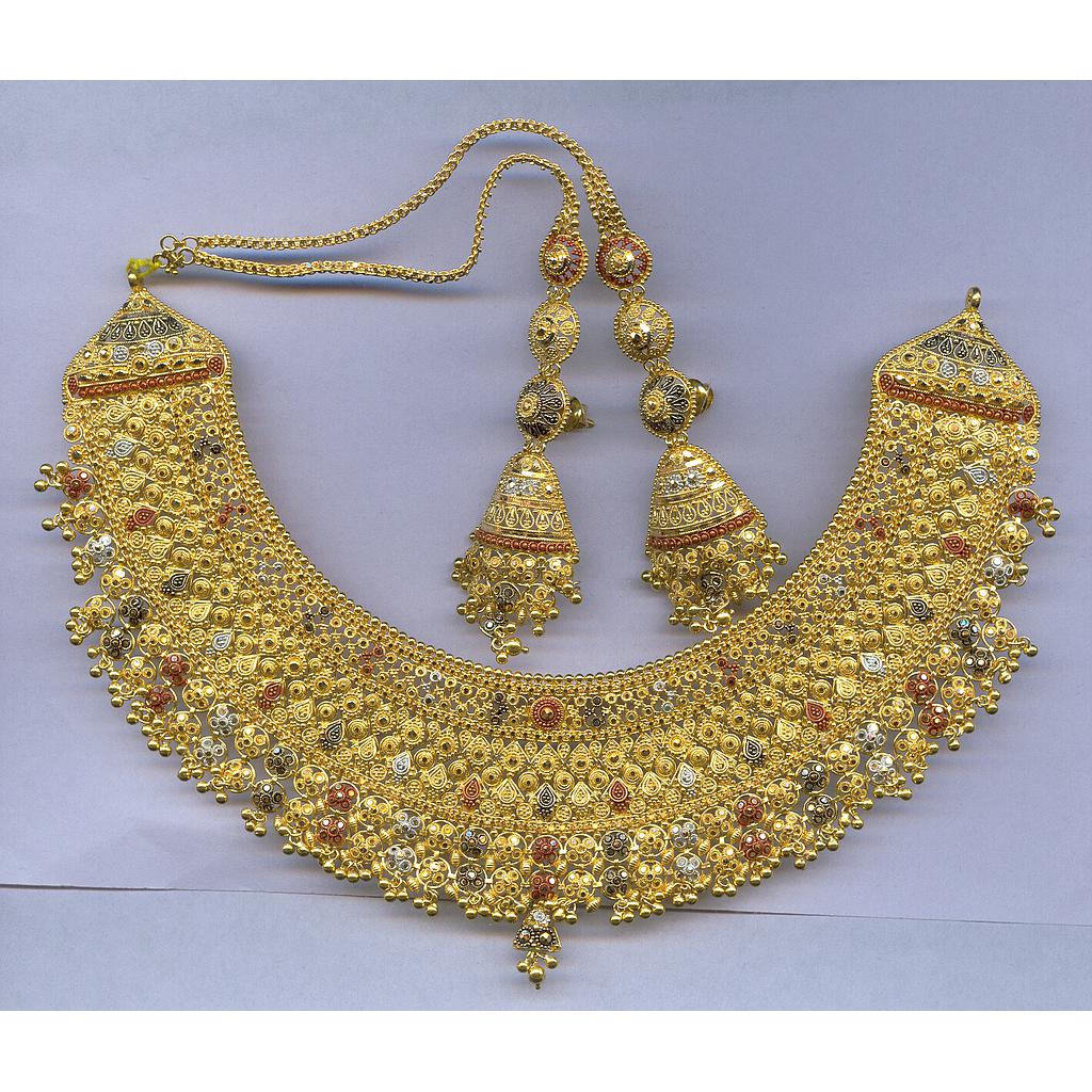 GOLD HALF SET ROUND PLAIN FANCY