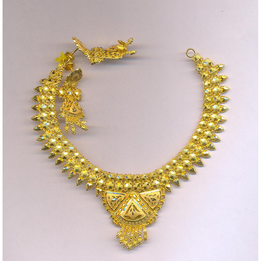 GOLD HALF SET ROUND PLAIN FANCY