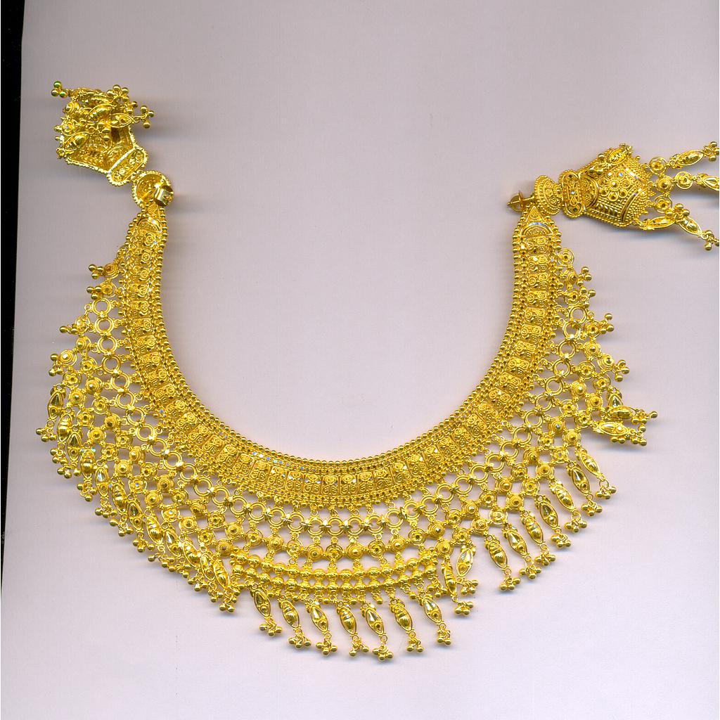GOLD HALF SET ROUND PLAIN FANCY