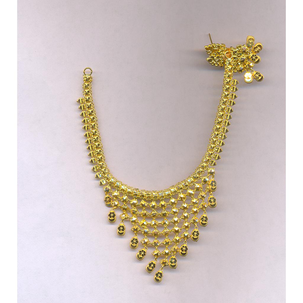 GOLD HALF SET ROUND PLAIN FANCY