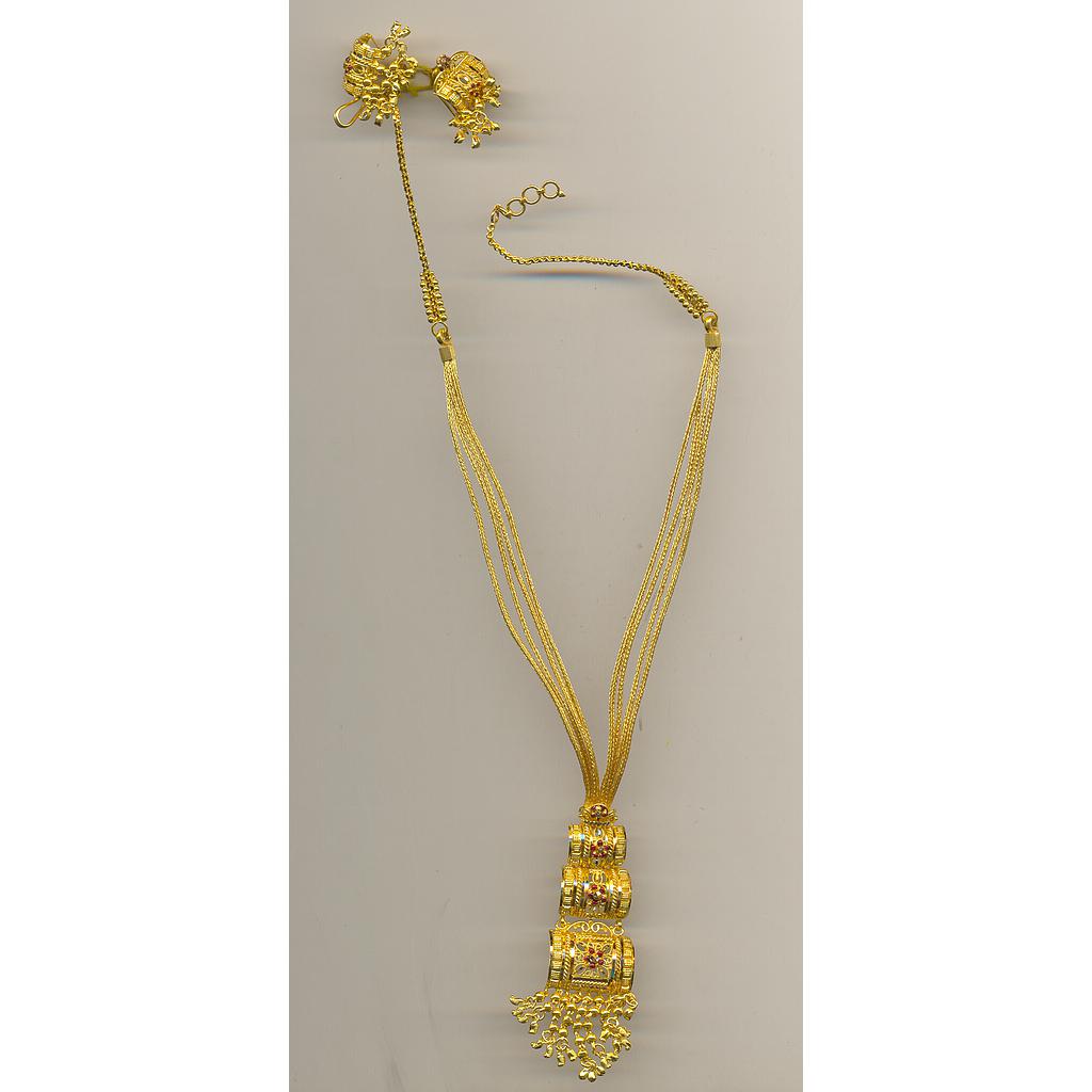 GOLD HALF SET ROUND PLAIN FANCY