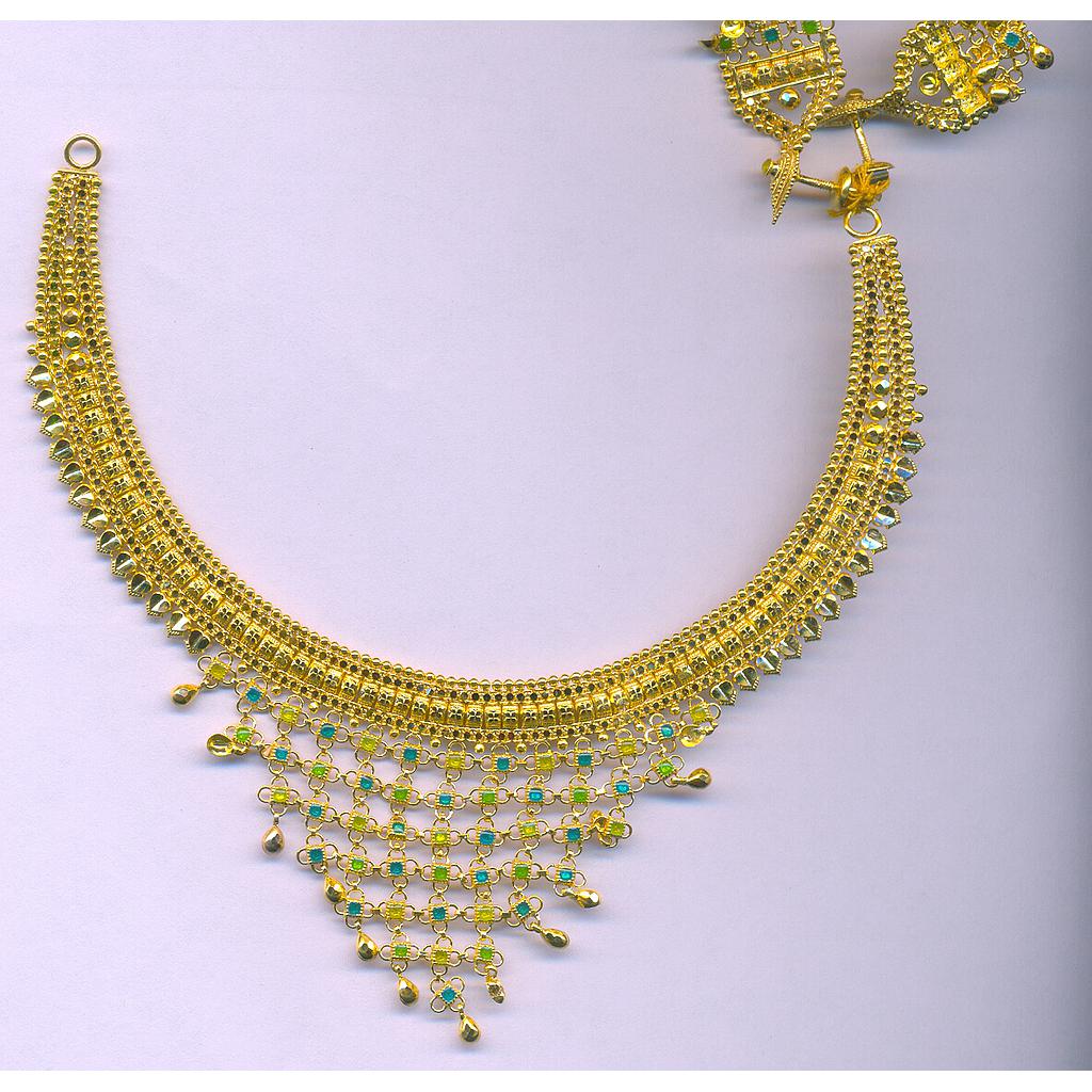 GOLD HALF SET ROUND PLAIN FANCY