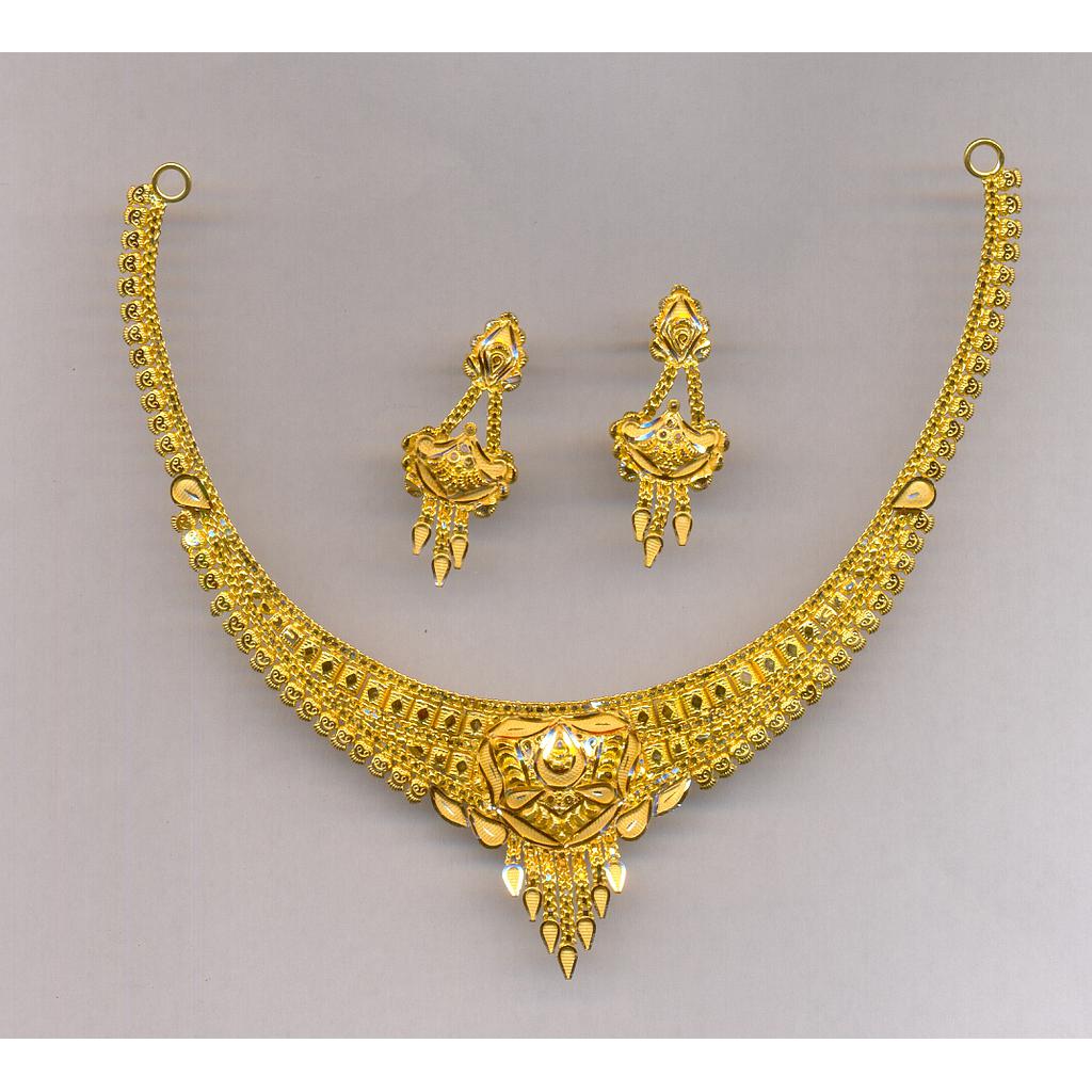 GOLD HALF SET ROUND PLAIN FANCY