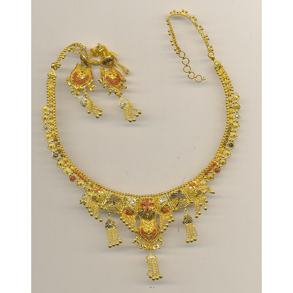 GOLD HALF SET ROUND PLAIN FANCY
