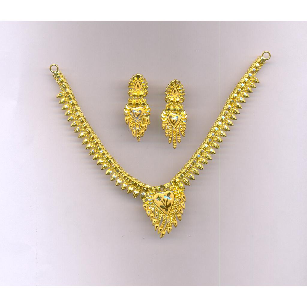 GOLD HALF SET ROUND PLAIN FANCY