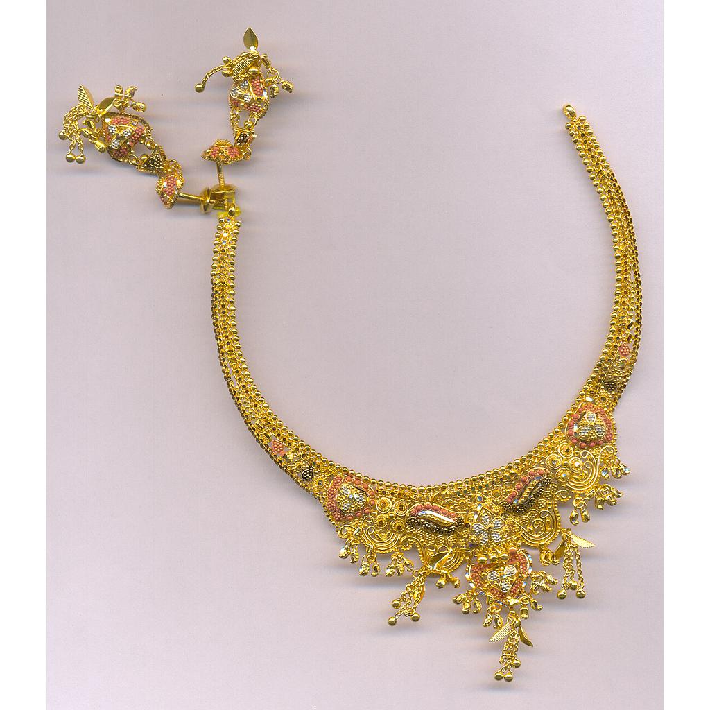 GOLD HALF SET ROUND PLAIN FANCY