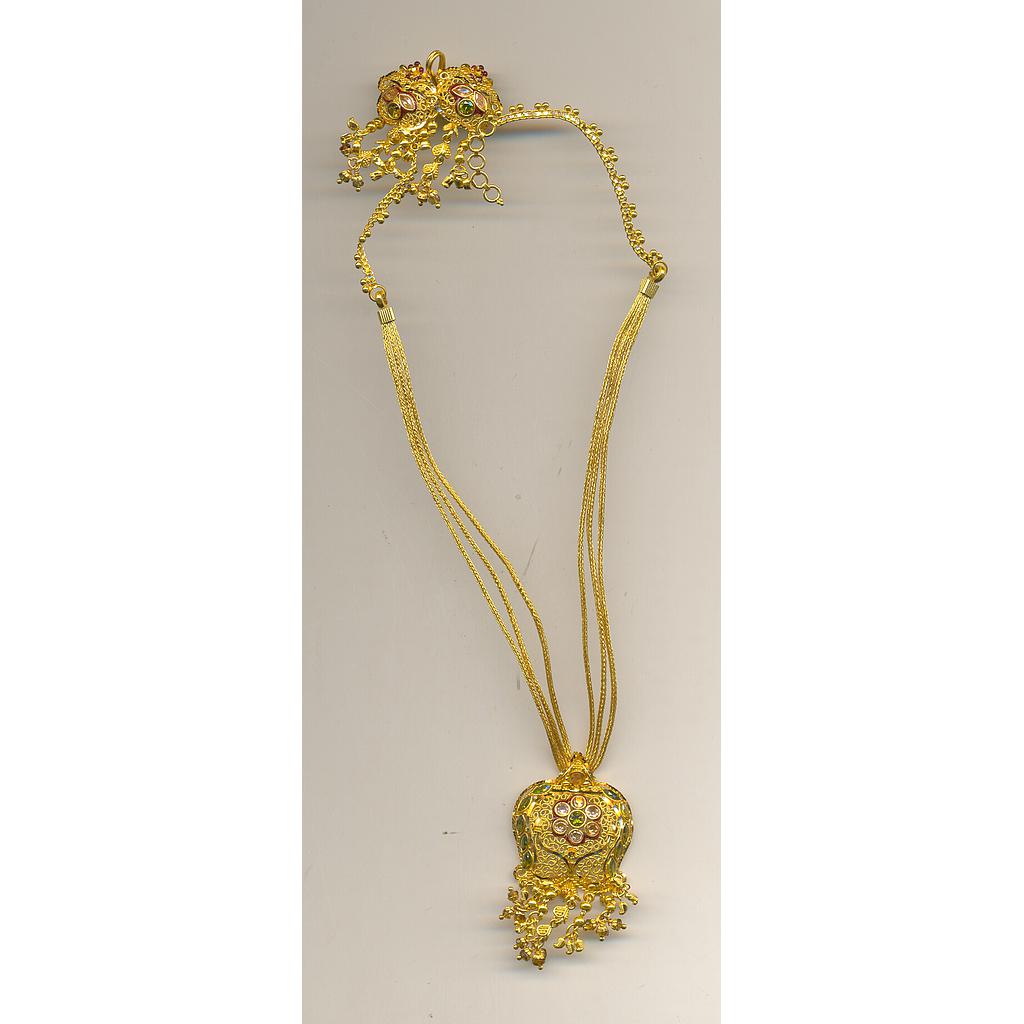 GOLD HALF SET ROUND PLAIN FANCY