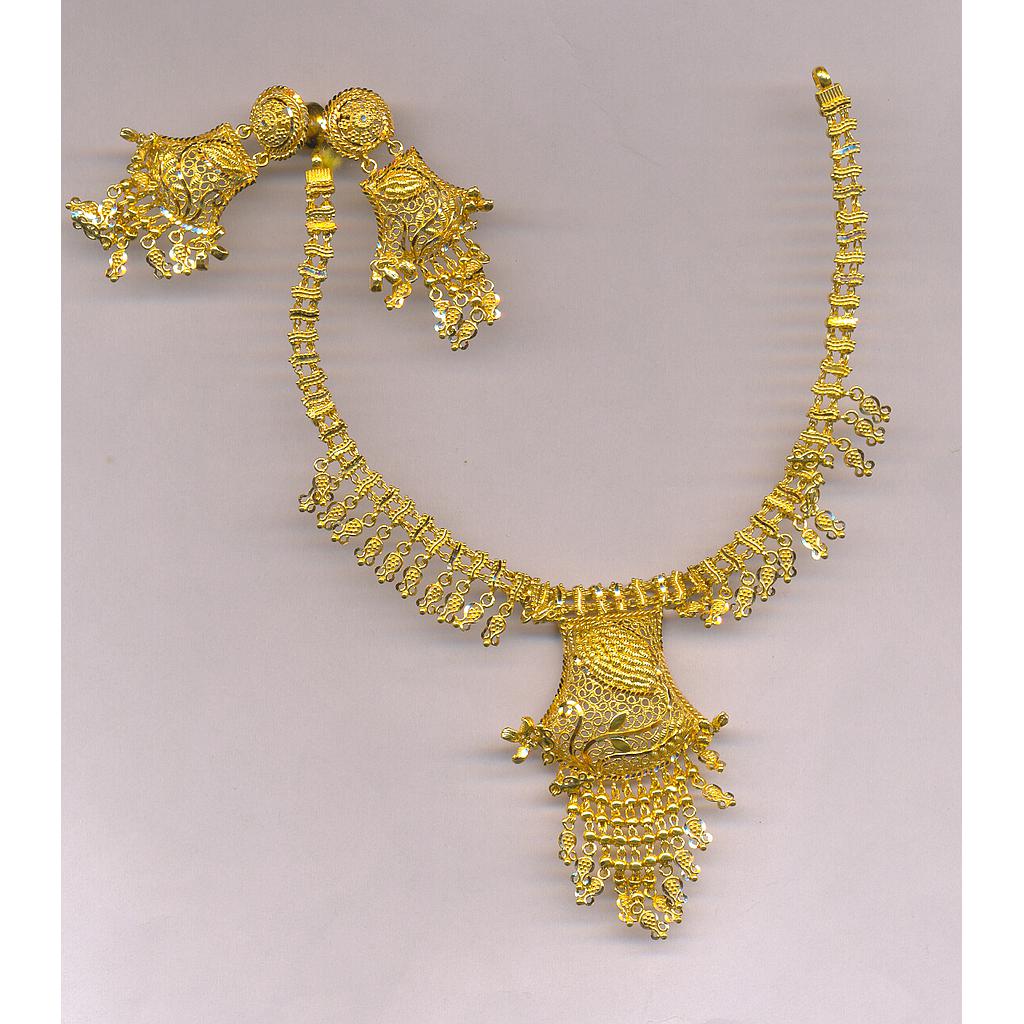 GOLD HALF SET ROUND PLAIN FANCY